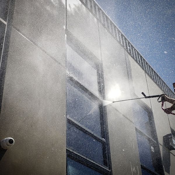 Cost of Exterior Building Washing in De Pere